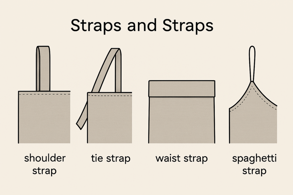 Straps and Straps in Garment Design