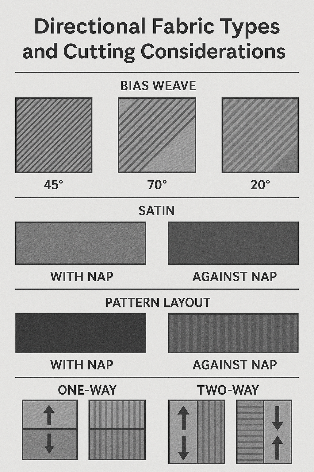 Directional Fabrics: How to Cut and Align for Quality Results