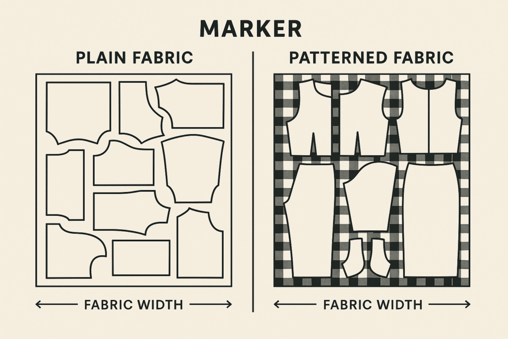Marker in Garment